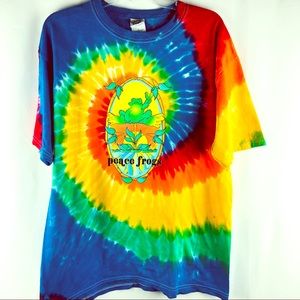 Peace Frogs T-shirt Retired Design
Rainbow Colors